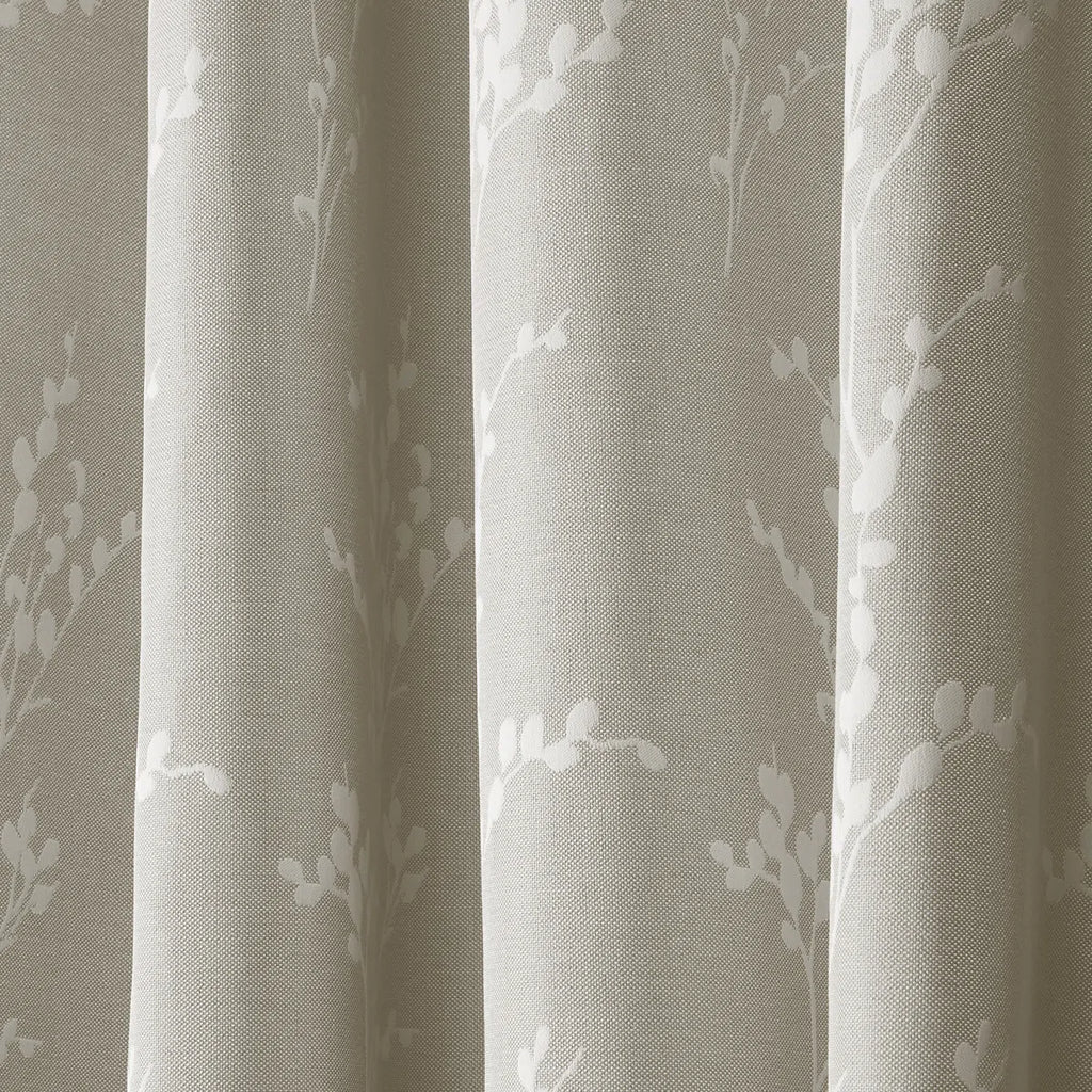 Nicole Miller Turion Floral Room Darkening Blackout Grommet Top Curtain Panel Pair (Set of 2)