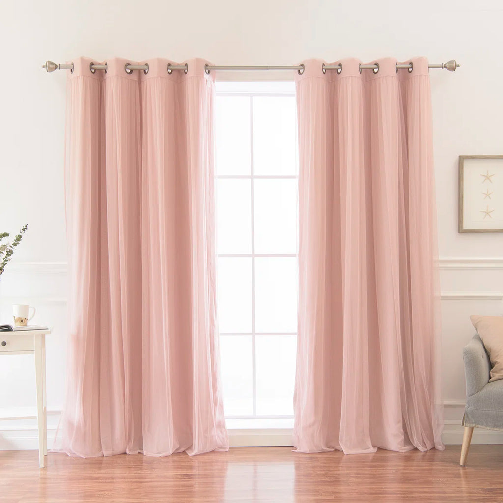 Sonja Polyester Room Darkening Sliding Panel Pair (Set of 4)