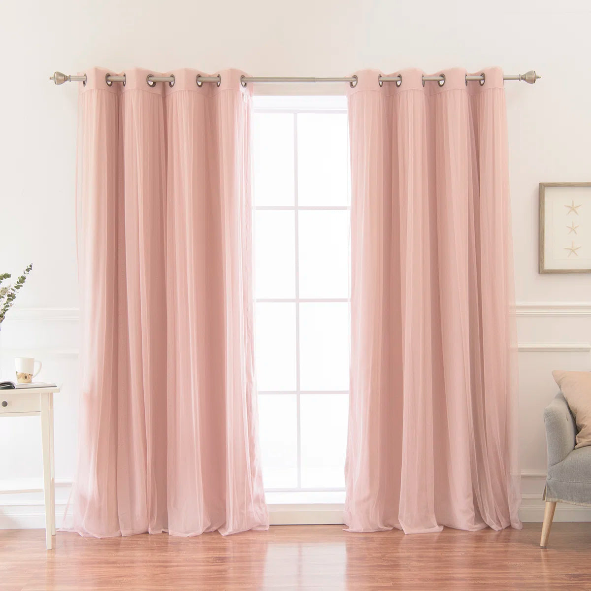 Sonja Polyester Room Darkening Sliding Panel Pair (Set of 4)