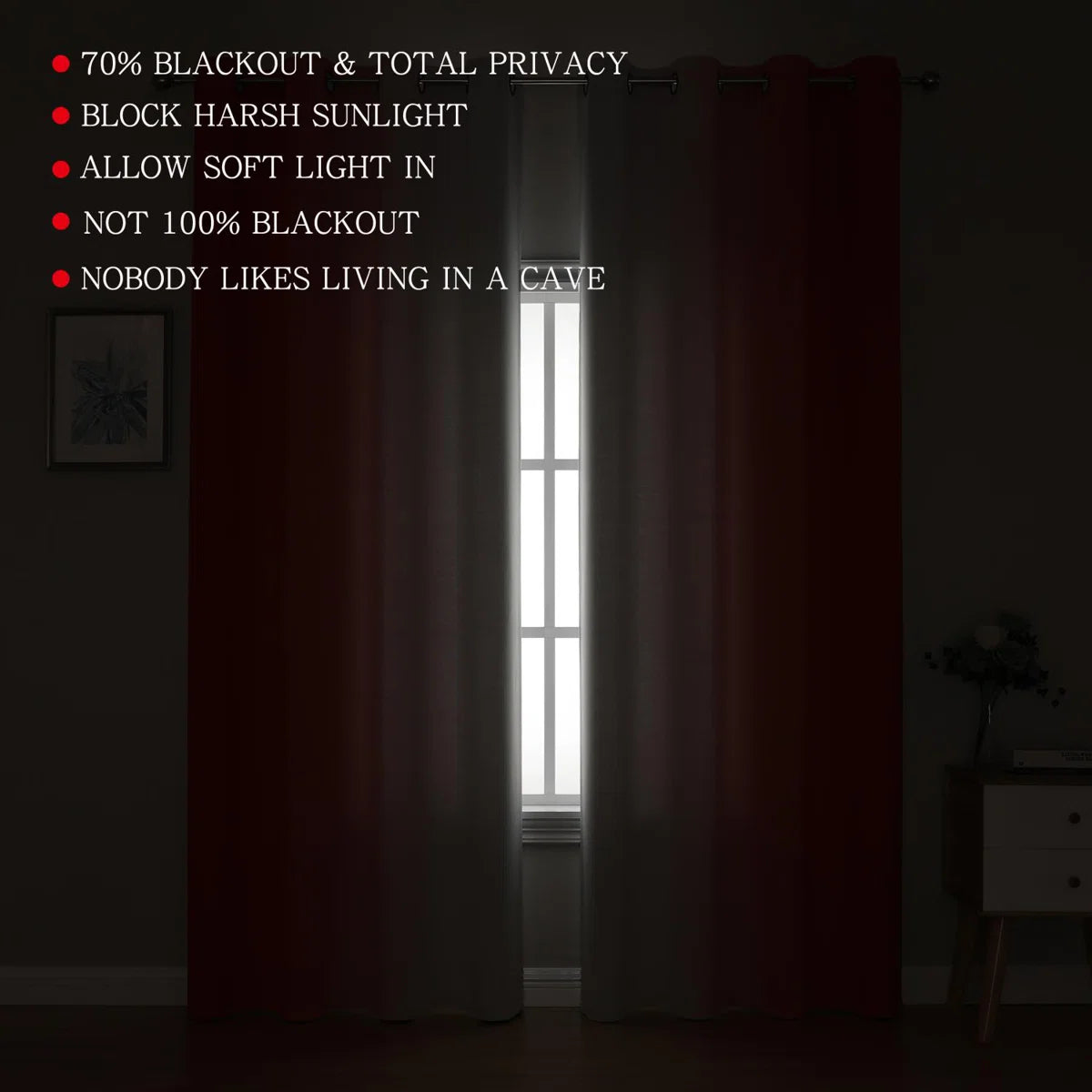 Ombre Blackout Curtains 4 Pcs Set Mix & Matched - 2 Pcs Leaf Sheer Lace & 2 Pcs Ombre Blackout Room Darkening Window Curtains for Bed Room Living Room 84 Inch Long Grommet Thermal Insulated Sunlight Blocking Noise Reducing Pink Color (Set of 4)