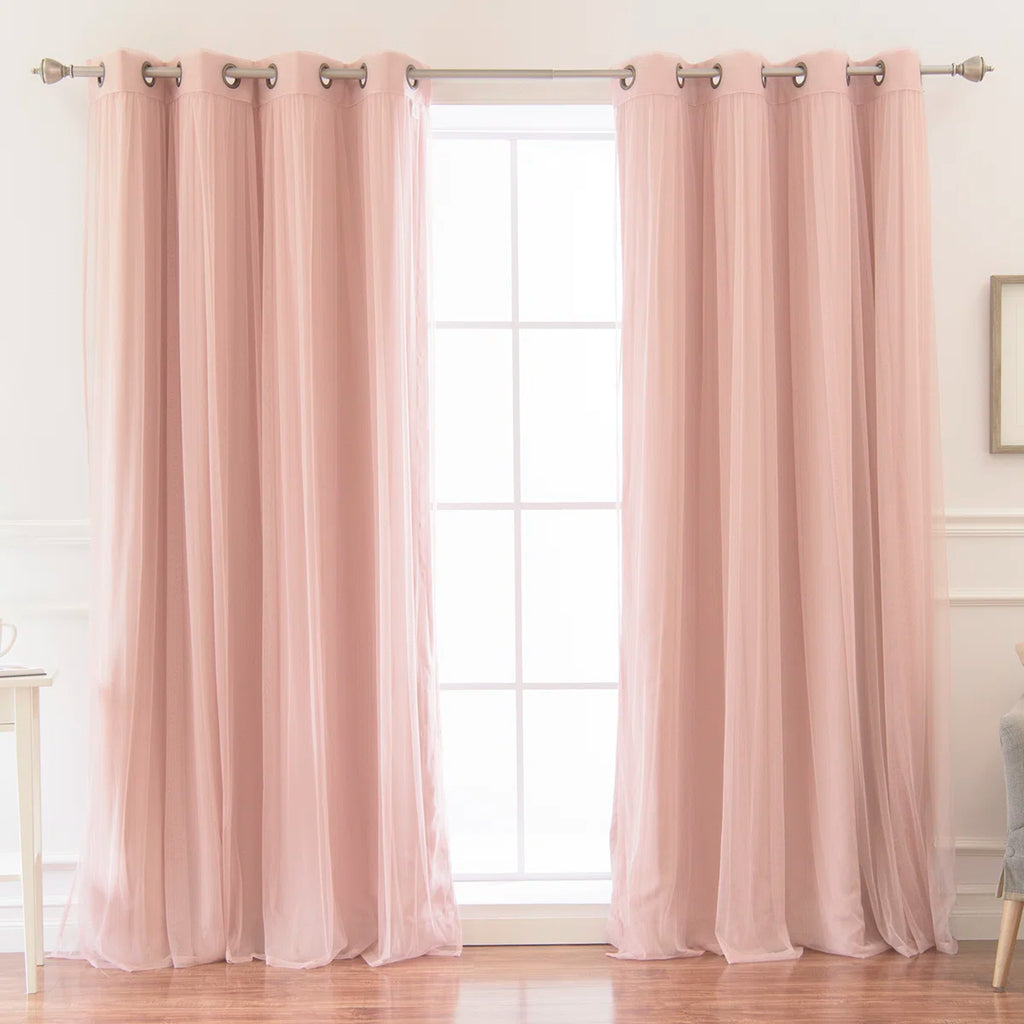 Sonja Polyester Room Darkening Sliding Panel Pair (Set of 4)